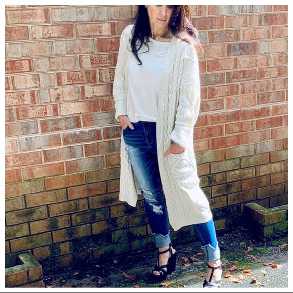 ✨LAST ONE ✨PARIS ✨knit long oversized cardi/jacket - Picture 4 of 8